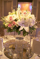 Wedding Decoration - Table fresh flowers centerpiece / 婚禮佈置 - 鮮花餐桌佈置